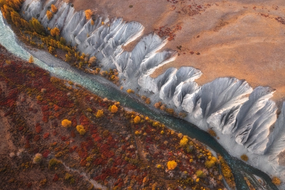 White rocks of Altai
